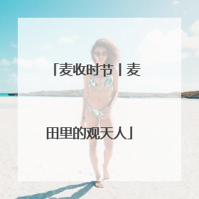 麦收时节丨麦田里的观天人