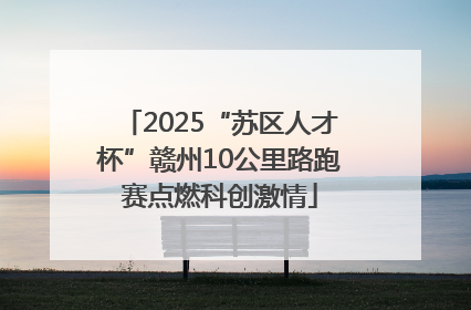 2025“苏区人才杯”赣州10公里路跑赛点燃科创激情