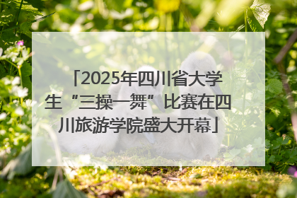 2025年四川省大学生“三操一舞”比赛在四川旅游学院盛大开幕