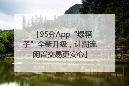 95分App“绿箱子”全新升级，让潮流闲置交易更安心