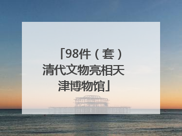 98件（套）清代文物亮相天津博物馆