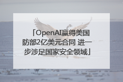 OpenAI赢得美国防部2亿美元合同 进一步涉足国家安全领域