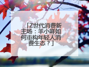 Z世代消费新主场：羊小咩如何重构年轻人消费生态？